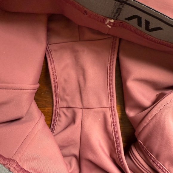 RVCA Women's Mauve / Dusty Pink Swim Booty Shorts - Picture 9 of 10